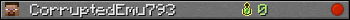 CorruptedEmu793 userbar 350x20