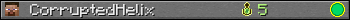 CorruptedHelix userbar 350x20