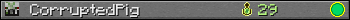 CorruptedPig userbar 350x20