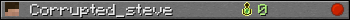 Corrupted_steve userbar 350x20