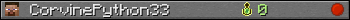 CorvinePython33 userbar 350x20