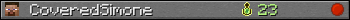 CoveredSimone userbar 350x20