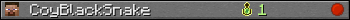 CoyBlackSnake userbar 350x20