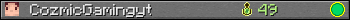 CozmicGamingyt userbar 350x20