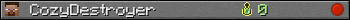 CozyDestroyer userbar 350x20