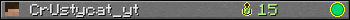 CrUstycat_yt userbar 350x20