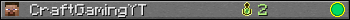 Benutzerleisten 350x20 für CraftGamingYT