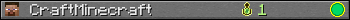 CraftMinecraft userbar 350x20