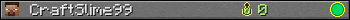 CraftSlime99 userbar 350x20