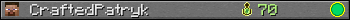 CraftedPatryk userbar 350x20