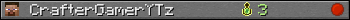 CrafterGamerYTz userbar 350x20