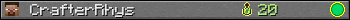 CrafterRhys userbar 350x20