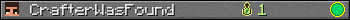 CrafterWasFound userbar 350x20