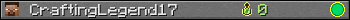 CraftingLegend17 userbar 350x20