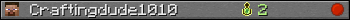 Craftingdude1010 userbar 350x20