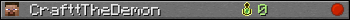 CrafttTheDemon userbar 350x20