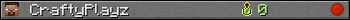 CraftyPlayz userbar 350x20