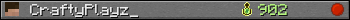 CraftyPlayz_ userbar 350x20