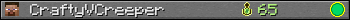 CraftyVCreeper userbar 350x20