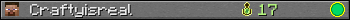 Craftyisreal userbar 350x20