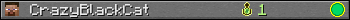 CrazyBlackCat userbar 350x20