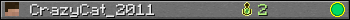 CrazyCat_2011 userbar 350x20
