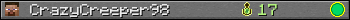 CrazyCreeper98 userbar 350x20