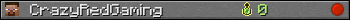 CrazyRedGaming userbar 350x20