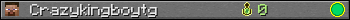 Crazykingboytg userbar 350x20