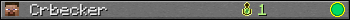 Crbecker userbar 350x20