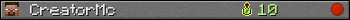 CreatorMc userbar 350x20