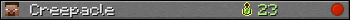 Creepacle userbar 350x20