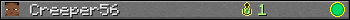 Benutzerleisten 350x20 für Creeper56