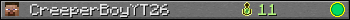 CreeperBoyYT26 userbar 350x20