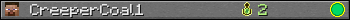 CreeperCoal1 userbar 350x20