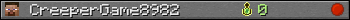 CreeperGame8982 userbar 350x20