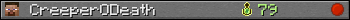 CreeperODeath userbar 350x20