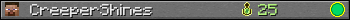 CreeperShines userbar 350x20