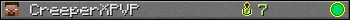 CreeperXPVP userbar 350x20