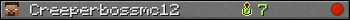 Creeperbossmc12 userbar 350x20