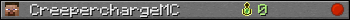 CreeperchargeMC userbar 350x20