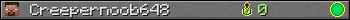 Creepernoob648 userbar 350x20