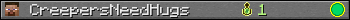 CreepersNeedHugs userbar 350x20