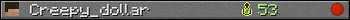 Creepy_dollar userbar 350x20