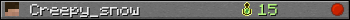 Creepy_snow userbar 350x20