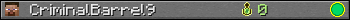 CriminalBarrel9 userbar 350x20