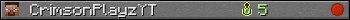 CrimsonPlayzYT userbar 350x20