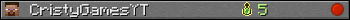 CristyGamesYT userbar 350x20