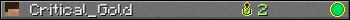 Critical_Gold userbar 350x20