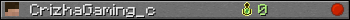 CrizhaGaming_c userbar 350x20